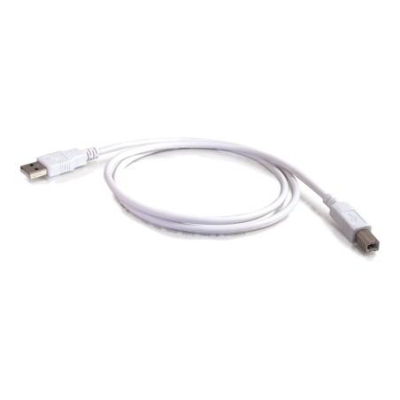 1m USB 2.0 A/B CBL WHITE