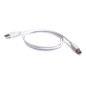 1m USB 2.0 A/B CBL WHITE 1m USB 2.0 A/B CBL WHITE