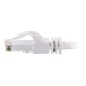 Cbl/2M White CAT6 PVC Snagless UTP Patch