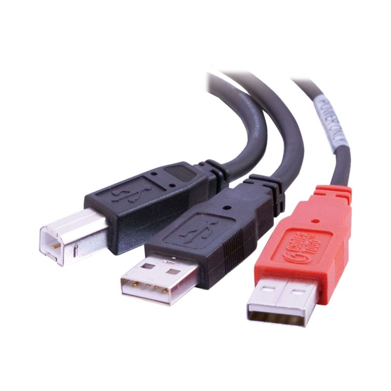 Cbl/2m USB 2.0 2 AM/MINI-B M Y-CBL Black