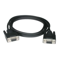 Cbl/5M DB9 F/F NULL ModeM Black