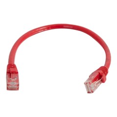 Cbl/2M Red CAT6 PVC Snagless UTP Patch