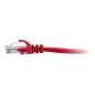 Cbl/2M Red CAT6 PVC Snagless UTP Patch