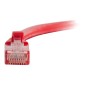 Cbl/2M Red CAT6 PVC Snagless UTP Patch