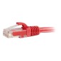 Cbl/2M Red CAT6 PVC Snagless UTP Patch