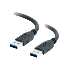 Cbl/3m USB 3.0 AM-AM Black
