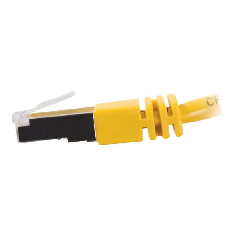 Cbl/3M Shield CAT5E Moulded Patch YLW Cbl/3M Shield CAT5E Moulded Patch YLW