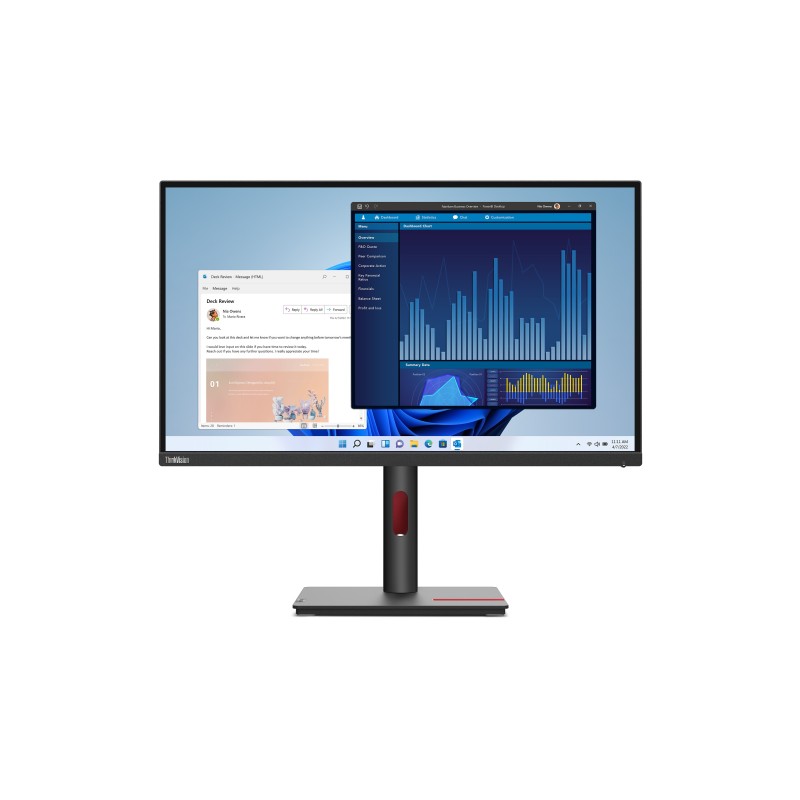 Lenovo ThinkVision T27p-30 écran plat de PC 68,6 cm (27") 3840 x 2160 pixels 4K Ultra HD LED Noir