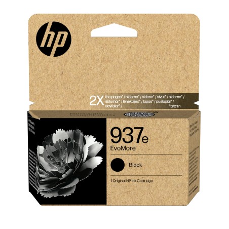 HP 937e Cartouche d’encre authentique Noir EvoMore