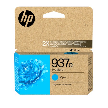 HP 937e Cartouche d’encre authentique Cyan EvoMore