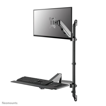 Neomounts WL90-325BL1 Station de travail assis-debout - mural - 17-32" - ressort à gaz
