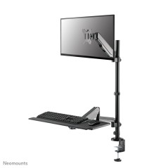 Neomounts DS90-325BL1 Station de travail assis-debout pour bureau 17-32" - ressort à gaz