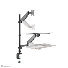 Neomounts DS90-325BL1 Station de travail assis-debout pour bureau 17-32" - ressort à gaz