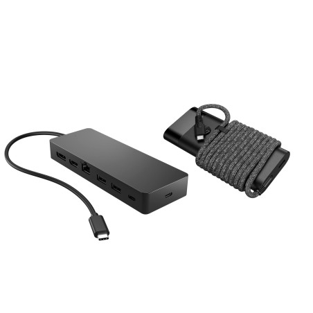 HP Ensemble combiné concentrateur USB-C et chargeur pour PC portable Universal