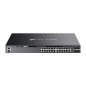 TP-Link Omada SG6428XHP commutateur réseau Géré L3 Gigabit Ethernet (10/100/1000) Connexion Ethernet, supportant l'alimentation TP-Link Omada SG6428XHP commutateur réseau Géré L3 Gigabit Ethernet (10/100/1000) Connexion Ethernet, supportant l'alimentation