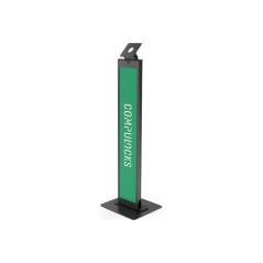 Tablet Floor Stand Mount BrandME Black
