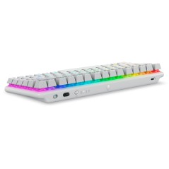 Alienware Pro Wireless Gaming Keyboard clavier USB + RF Wireless + Bluetooth Blanc
