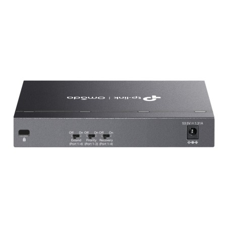 TP-Link Omada DS106P commutateur réseau Non-géré Fast Ethernet (10/100) Connexion Ethernet, supportant l'alimentation via ce