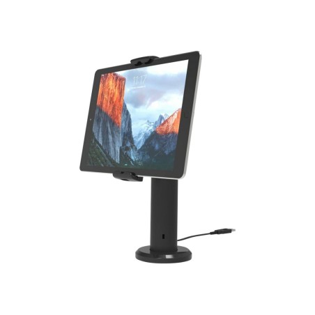 Univ Pole Stand+Cling Holder 20cm Black
