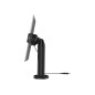 Univ Pole Stand+Cling Holder 20cm Black