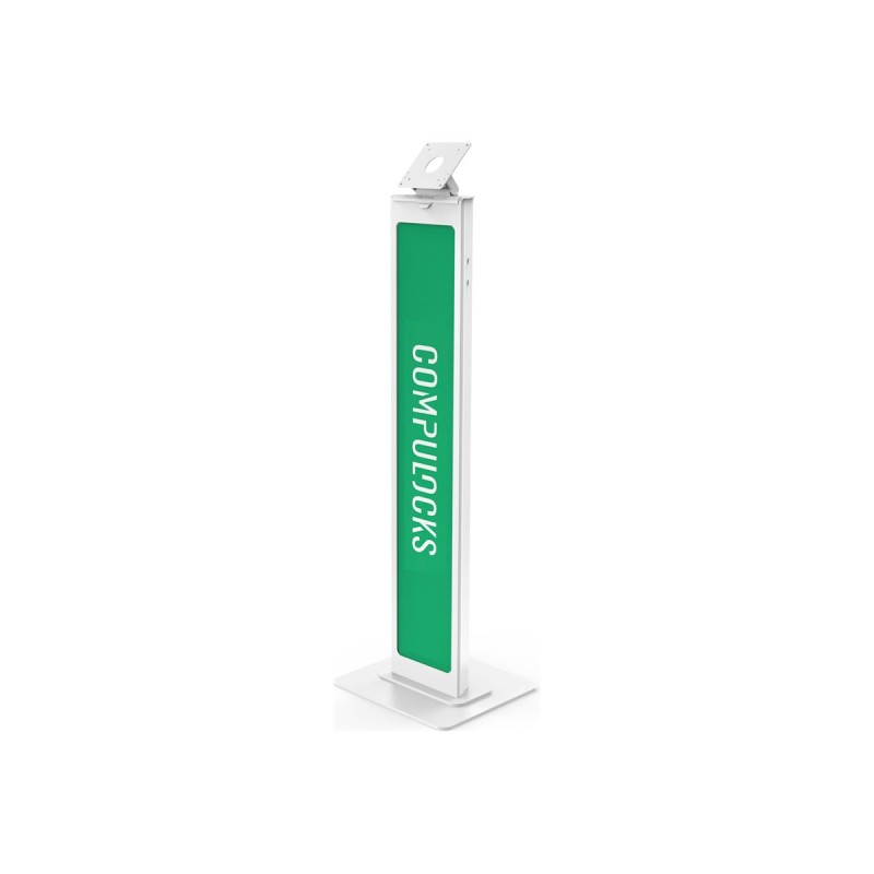 Tablet Floor Stand Mount BrandME White