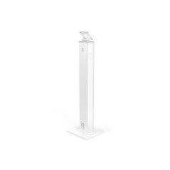 Tablet Floor Stand Mount BrandME White