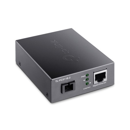 TP-Link TL-FC311B-2 convertisseur de support réseau 1000 Mbit/s Monomode Noir