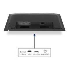Philips 1000 series 24E1N1300AE 00 écran plat de PC 60,5 cm (23.8") 1920 x 1080 pixels Full HD LCD Noir