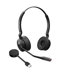 Jabra ENGAGE 55 UC STEREO Casque Sans fil Arceau Bureau Centre d'appels Noir