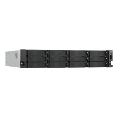 QNAP TS-H1277AXU-RP NAS Rack (2 U) AMD Ryzen™ 5 16 Go DDR5 0 To QuTS hero Noir