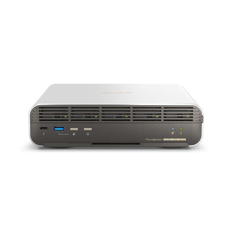 QNAP TBS-H574TX-I3-12G serveur de stockage NAS Intel® Core™ i3 i3-1320PE 12 Go QNAP TBS-H574TX-I3-12G serveur de stockage NAS Intel® Core™ i3 i3-1320PE 12 Go