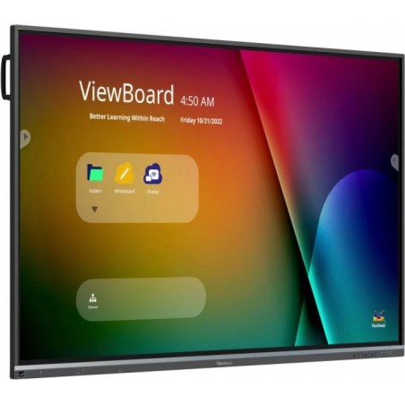 Viewsonic IFP6550-5F tableau blanc interactif 165,1 cm (65") 3840 x 2160 pixels Écran tactile Noir HDMI