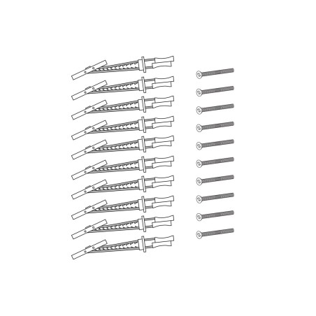HOLLOW WALL TRACK MOUNTING KIT