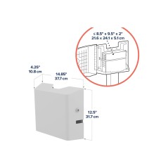 CPU Wall Cabinet Snow