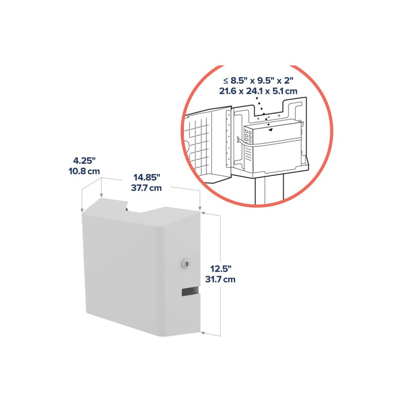 CPU Wall Cabinet Snow