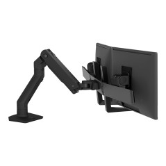 HX Desk Dual Monitor Arm Black