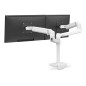 LX Desk Dual Stacking Arm Low Profile LX Desk Dual Stacking Arm Low Profile