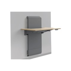 WS Wall Mount70x120x2 2mm ABS IWH