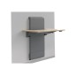WS Wall Mount70x120x2 2mm ABS IWH WS Wall Mount70x120x2 2mm ABS IWH