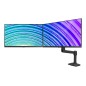 LX Desk Dual Direct Arm Black