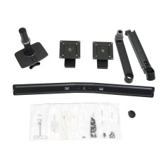 LX Desk Dual Direct Arm Black