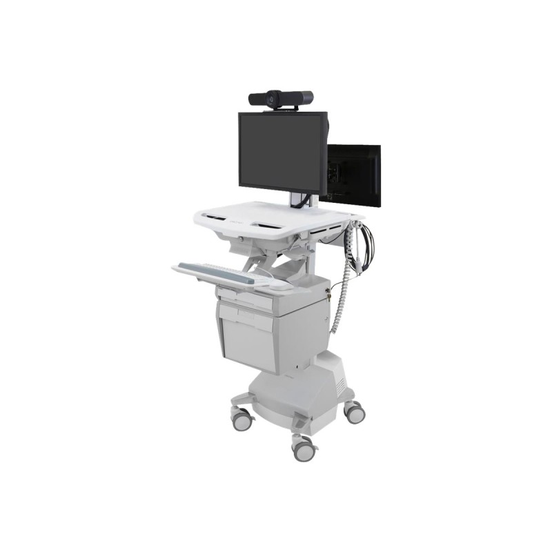 STYLEVIEW TELEMEDICINE CART WITH BACK-TO STYLEVIEW TELEMEDICINE CART WITH BACK-TO