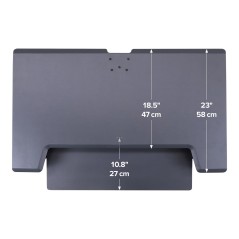 Stand WorkFit-TL Ergotron Black
