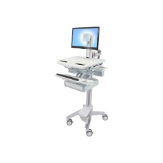 CART WITH LCD PIVOT 1 DRAWERS