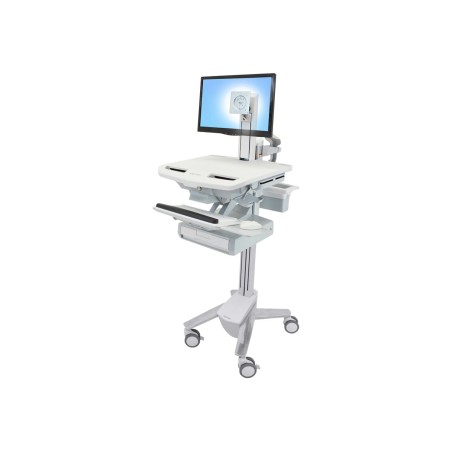 CART WITH LCD PIVOT 1 DRAWERS