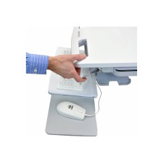 CART WITH LCD PIVOT 1 DRAWERS