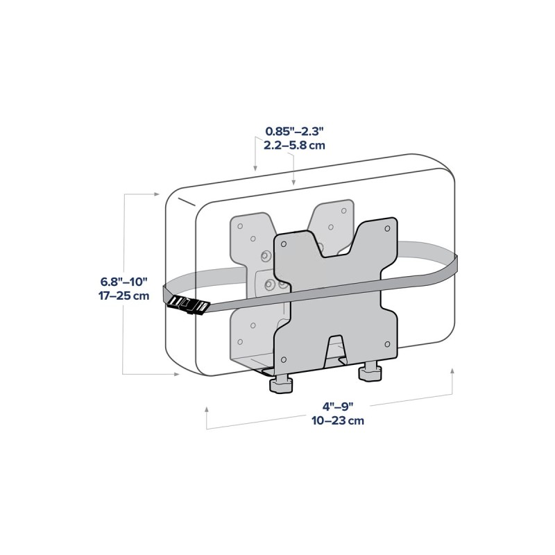 ACCESSORY MINI PC MOUNT & WALL TRACK