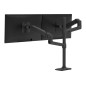 LX Dual Stacking Arm Tall Pole Black
