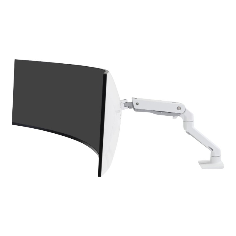 HX Desk Monitor Arm+HD Pivot White