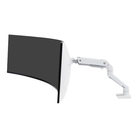 HX Desk Monitor Arm+HD Pivot White